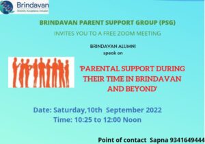 Brindavan Parent Support Group (PSG) Meeting