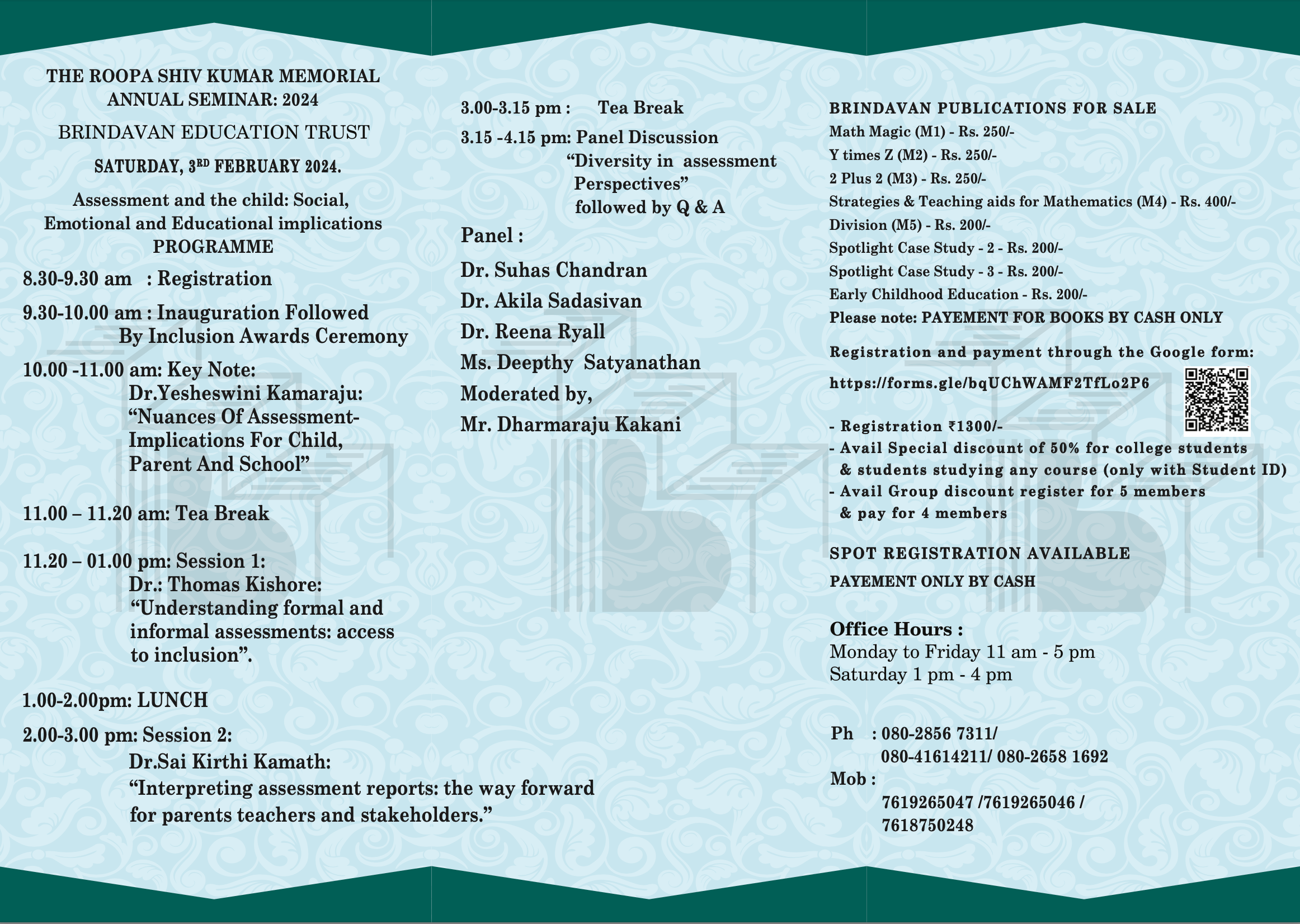 Training and outreach programs